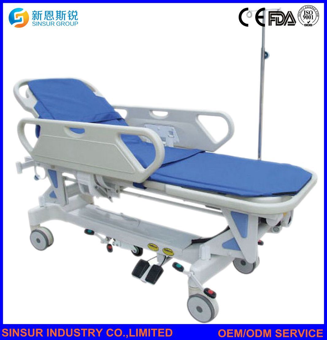 Qualified Hospital Trolley Electric Emergency Use Patient Transport Trolley