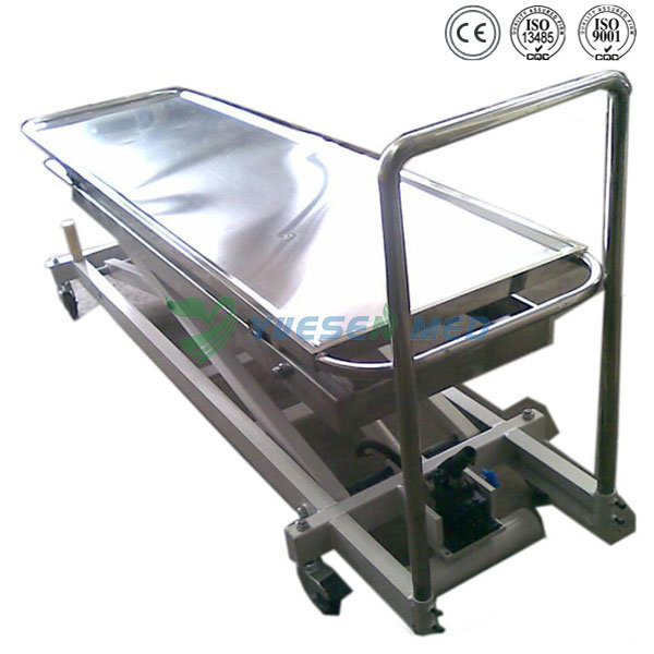 Yssjt-1c Hospital Medical Electric Elevating Table Mortuary Trolley
