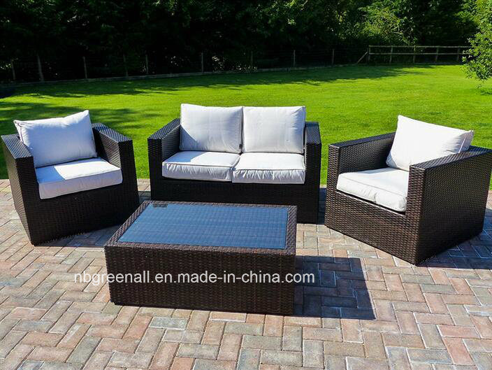 Outdoor Rattan with Cushion Combination Coversation Garden Sofa Set Furniture