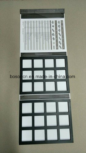 Stone Tile Showroom Sample Exhibition 4 Page Plastic Stone Sample Book