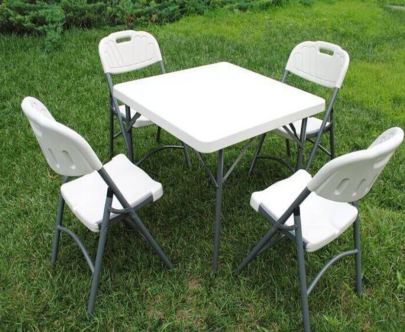 Plastic Table Folding Chair Banquet Wedding Leisure