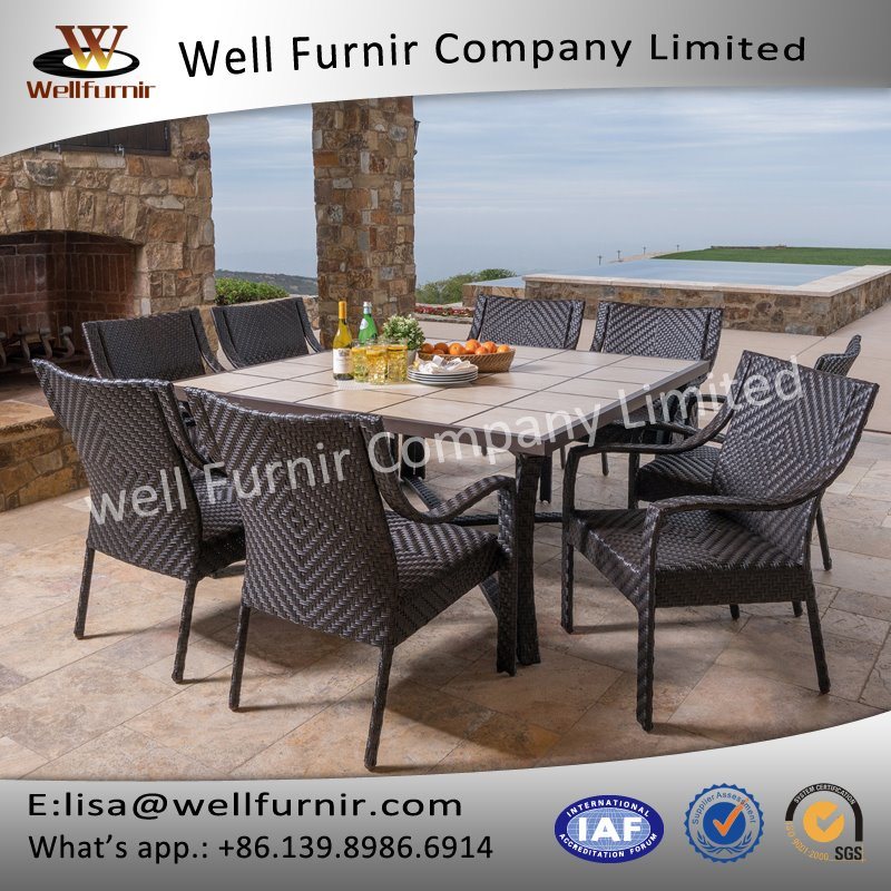 Well Furnir Wf-17115 9PC Dining Set