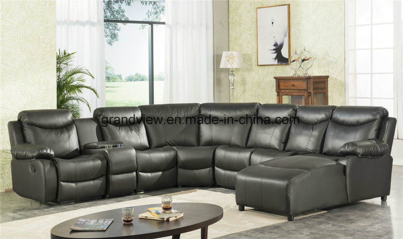 2018 New Arrival High Quality Sectional Recliner Sofa with Chaise Competitive Price