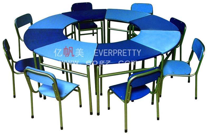 Nursery School Furniture Kids Round Table with Chairs Sf-01k