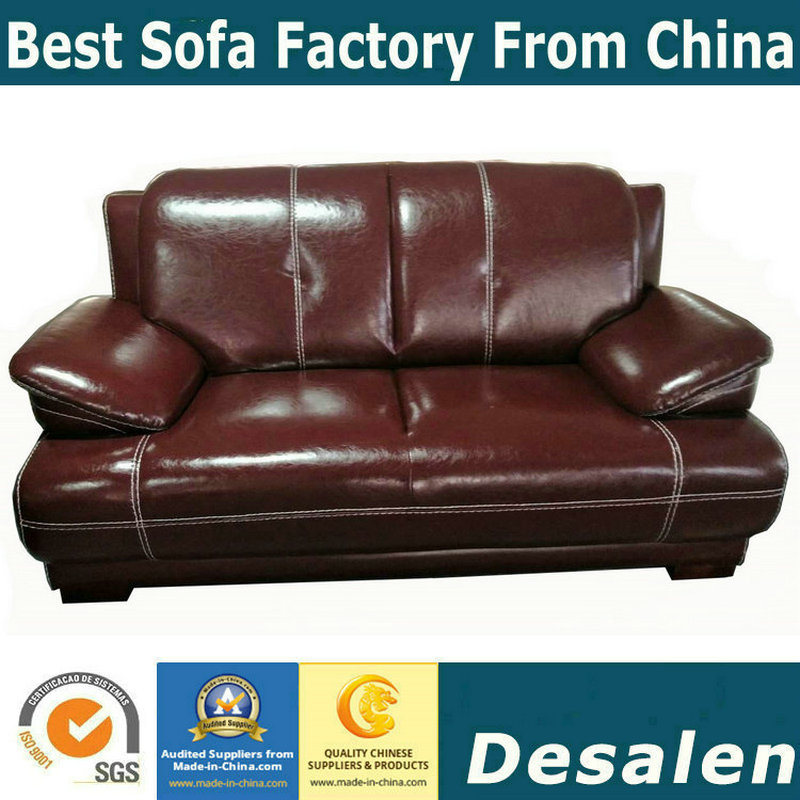 Best Price China Factory Modern Home Furniture Genuine Leather Sofa (B. 939)