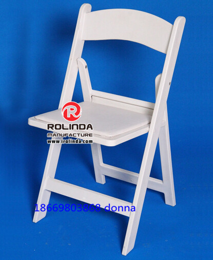 White Resin Plascit Event Wedding Folding Chair