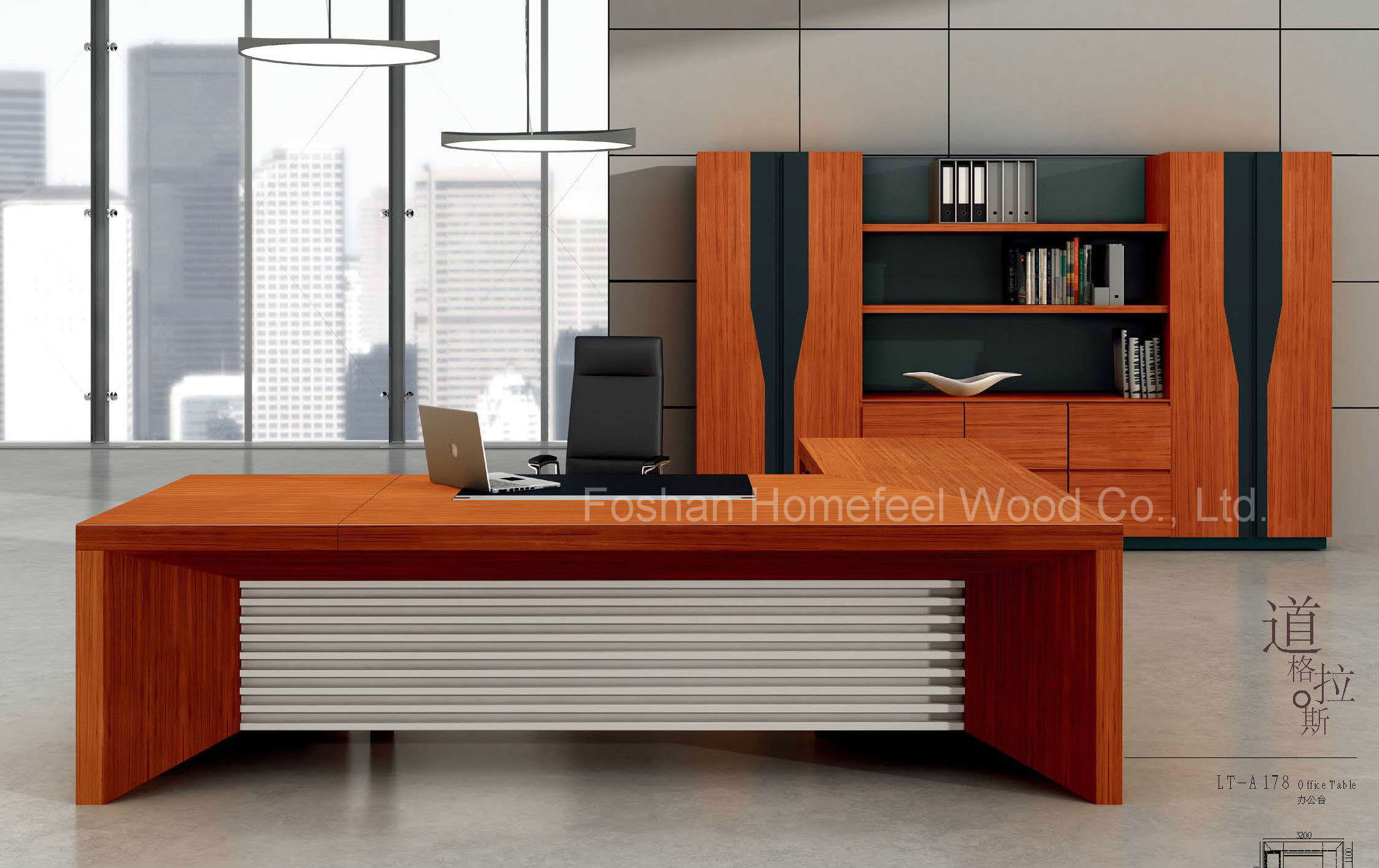 2015 New Design Hot Selling Modern Manager Office Desk (LT-A178)
