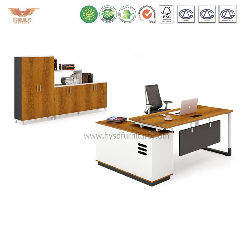 Modern Melamine Office Furniture Table Cabinet