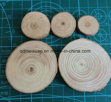 Village of Wood, Film and Television Props DIY Original Wood Round Oval Double-Sided Polished Wood (M-X3607)
