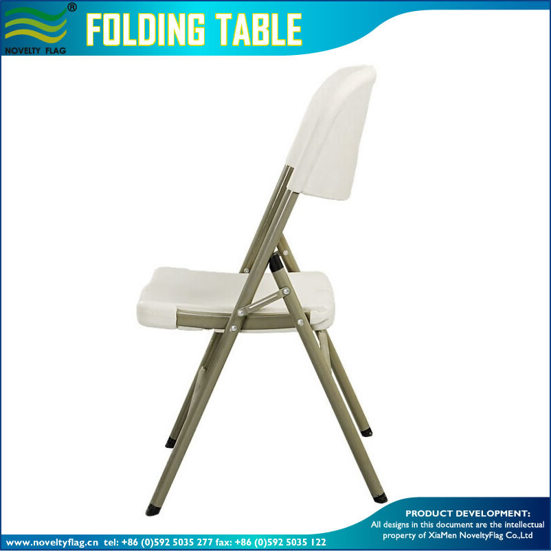 Trade Show Exhibition Plastic Folding Chairs, 4-Pack