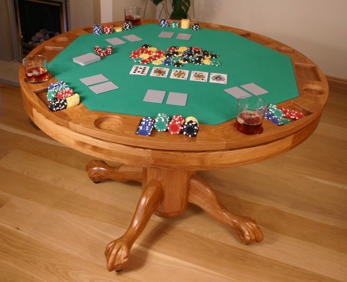 Solid Wood Poker Table (ITEM 201)