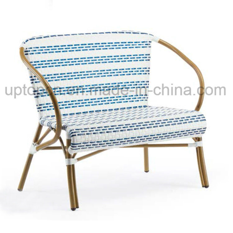 Aluminum Tube Double Seat Chair with PE Rattan (SP-OC361)