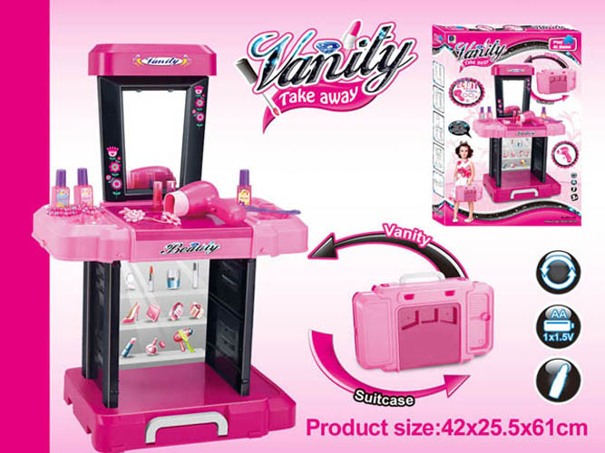 Girls Pretend Play Toy Luxury Dresser Dressing Table (H3775112)