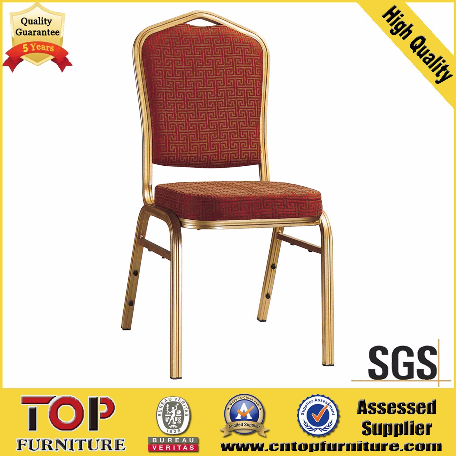 2017 Cheap Wholesale Stackable Hotel Metal Chair