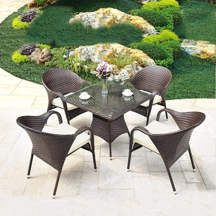 Outdoor Tables and Chairs Rattan Outdoor Furniture, Tables and Chairs (Z351)