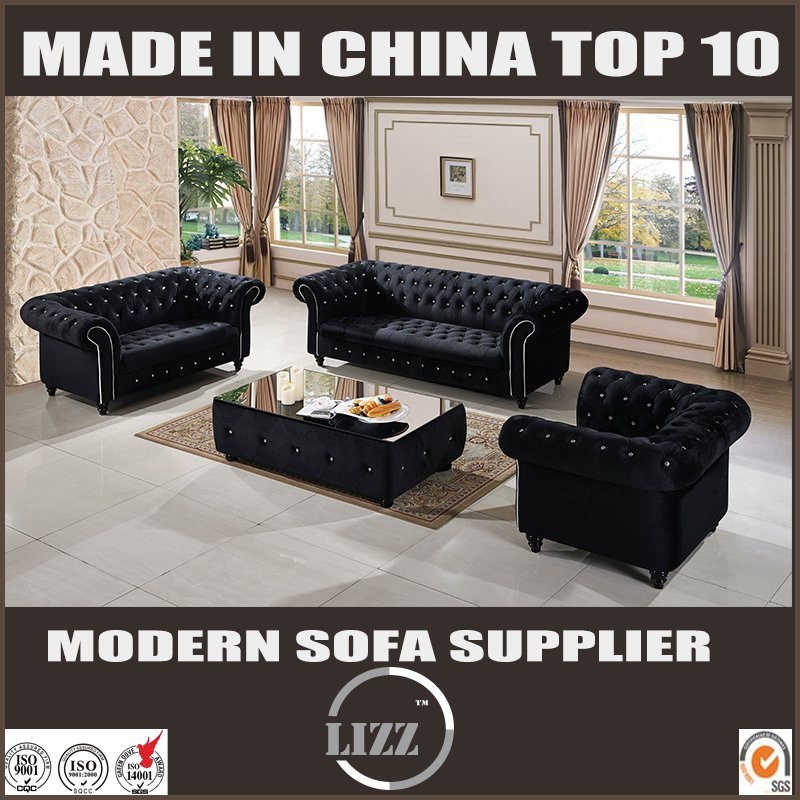 Hotel Furniture Tufted Upholstered Fabric Sofa