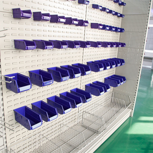 Cheap Wholesale Industrial Warehouse Shelf Wall Mounted Plastic Stackable Storage Bin