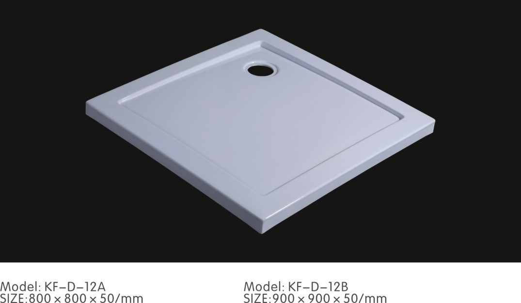 Zhejiang Simple Low Shower Tray for Shower Enclosure (KF-D-12A)