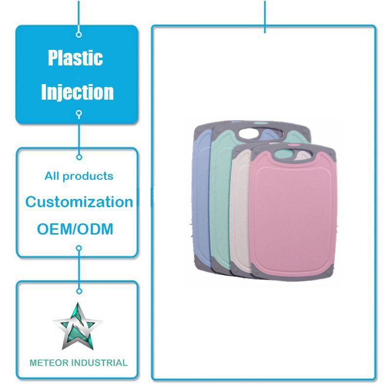 Customized Germproof Thick Eco Friendly Plastic Injection Products Cutting Board