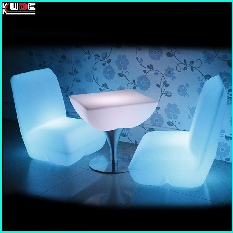LED Bar Tables and Chairs LED Lighting Bar Chair