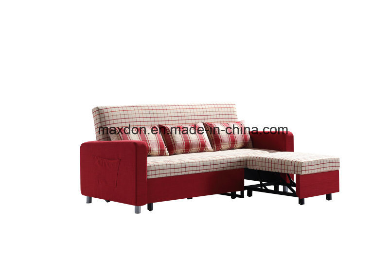 Living Room Fabric Coner Sofa Bed