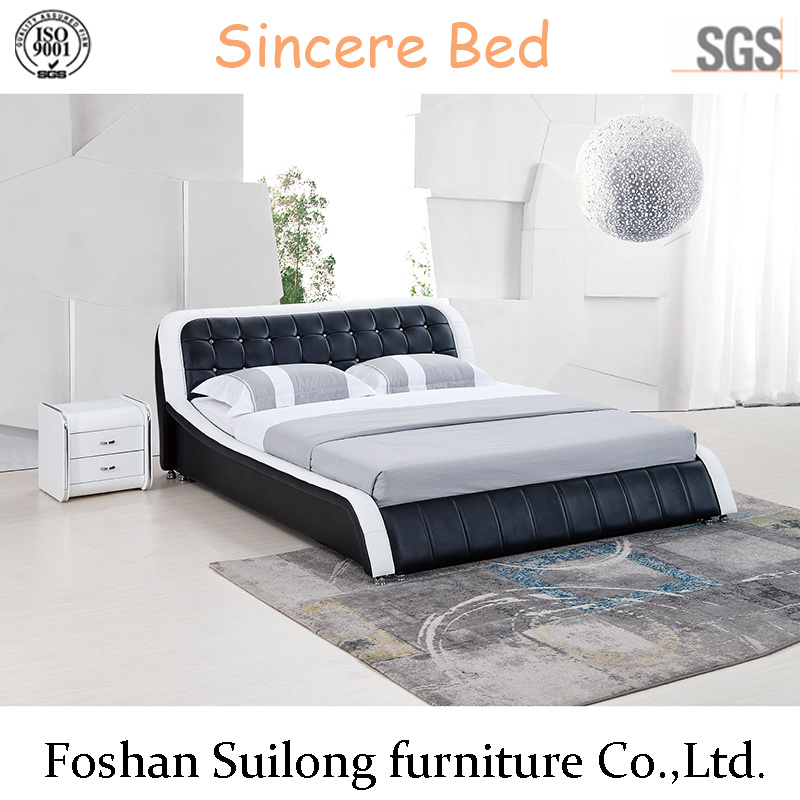 Ys7018 Modern Leather Bed