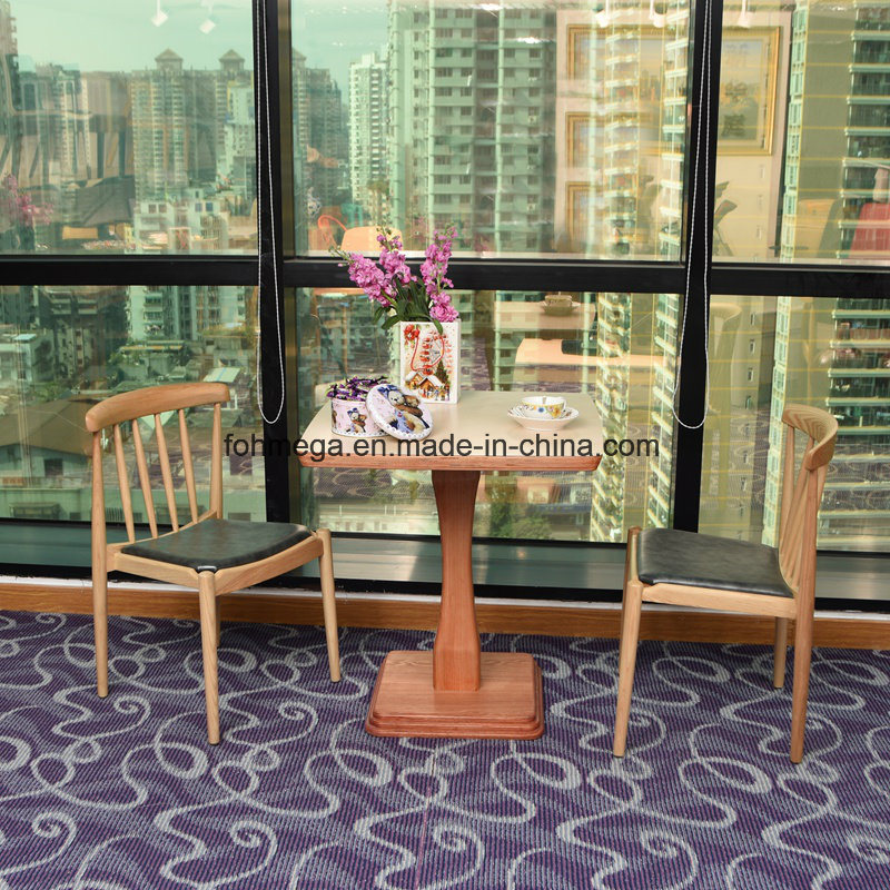 Wooden Fire Restaurant Table and Chairs with Good Price for Sale (FOH-0782)