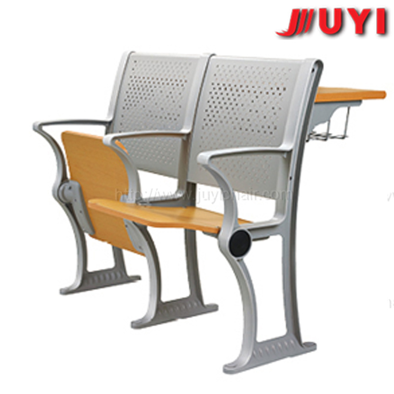 Jy-U202 Manufactory Cheap Matel Chair with Table Wooden Pad Chair Meetting Chair