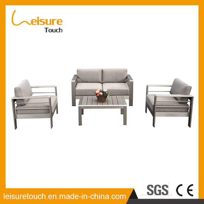 Metal Leisure Aluminum Sectional Sofa Set Outdoor Garden Patio Hotel Home Lying Chair Modern Lounge Furniture