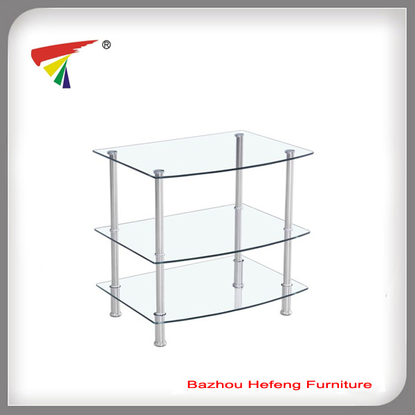 Home Furniture Wholesale Glass TV Stand (TV099)