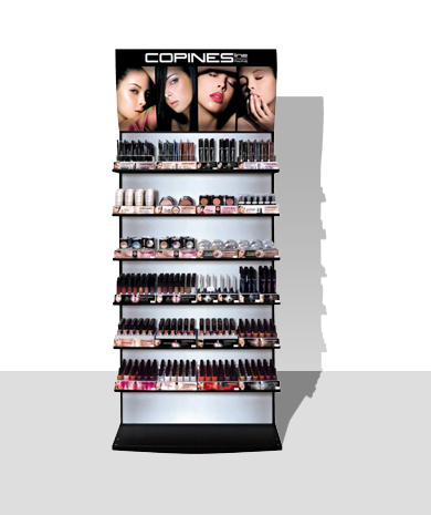 Pop Cosmetic Acrylic Display Stand, Advertising Acrylic Display Shelf