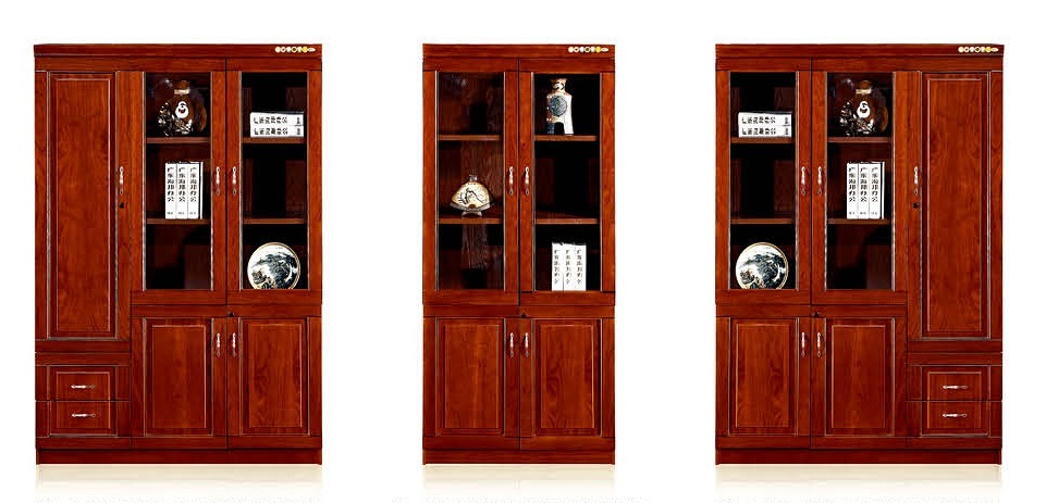 Solid Wood Office Cabinet with High Quality (B-1206)