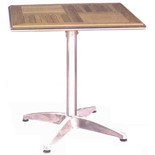 Aluminium Wooden Dining Table (DT-06270S5)