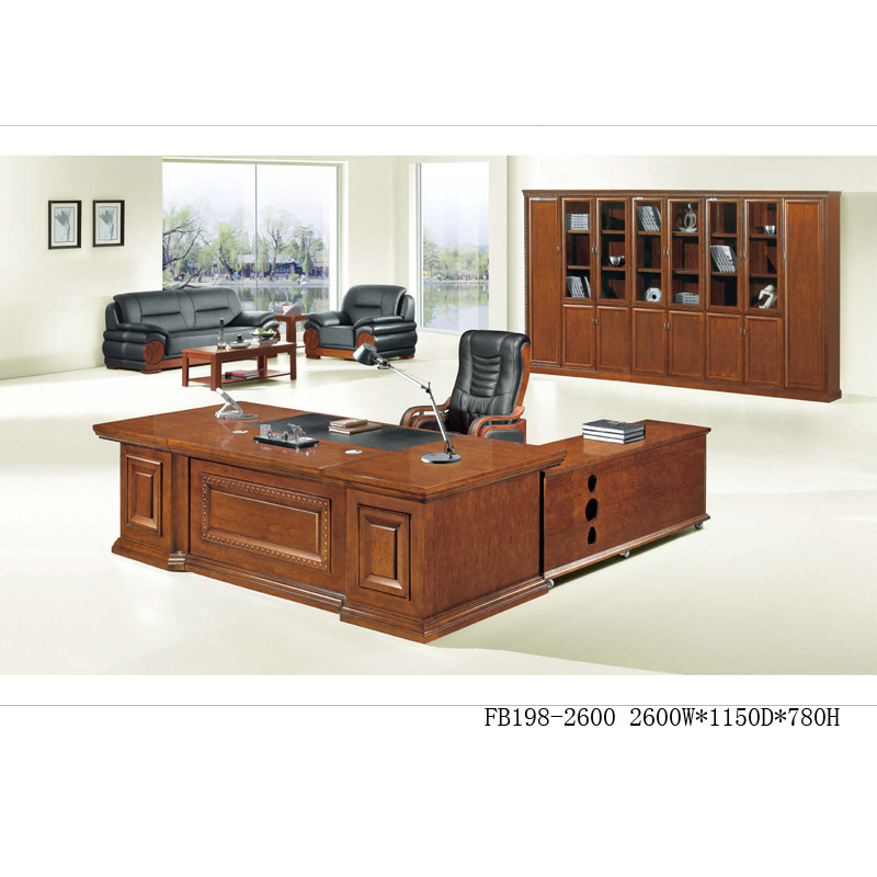 High Quality MDF Wood Veneer Office Desk