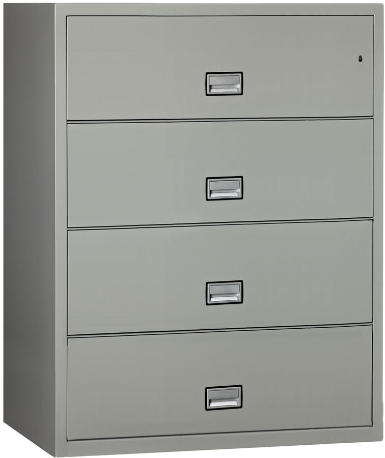 Cheap 4 Drawer Black Lateral Filing Cabinets for Office