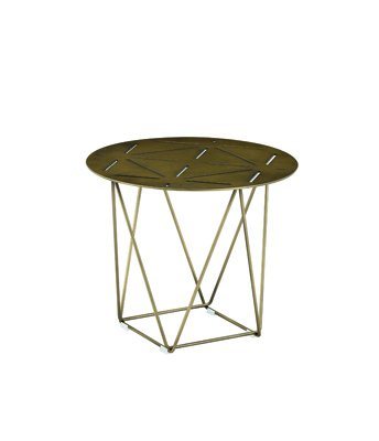 in Stock Classical Coffee Table with Antique Bronze Finish