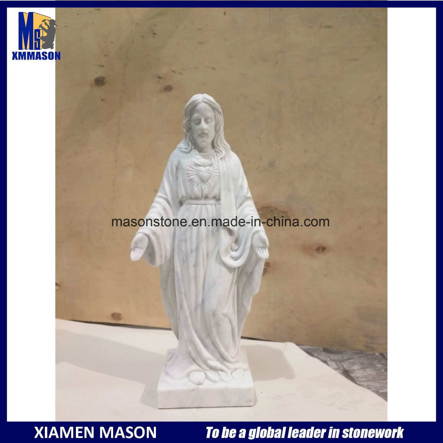 Jesus Stone Carving and Sculpture for Headstones