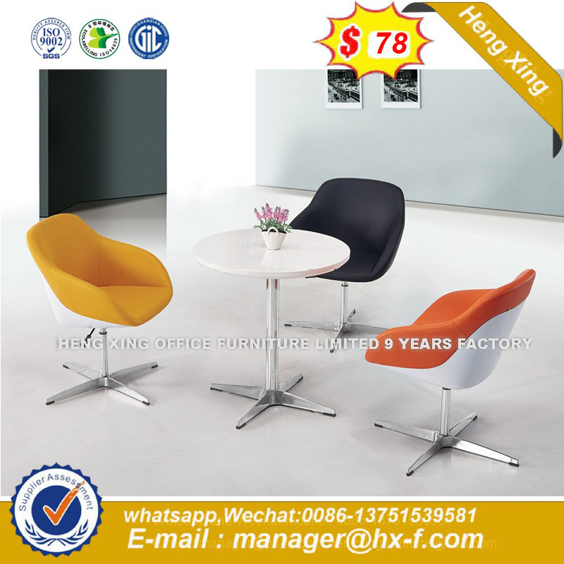 Modern Steel Metal Base Fabric Upholstery Leisure Chair (HX-SN8008)