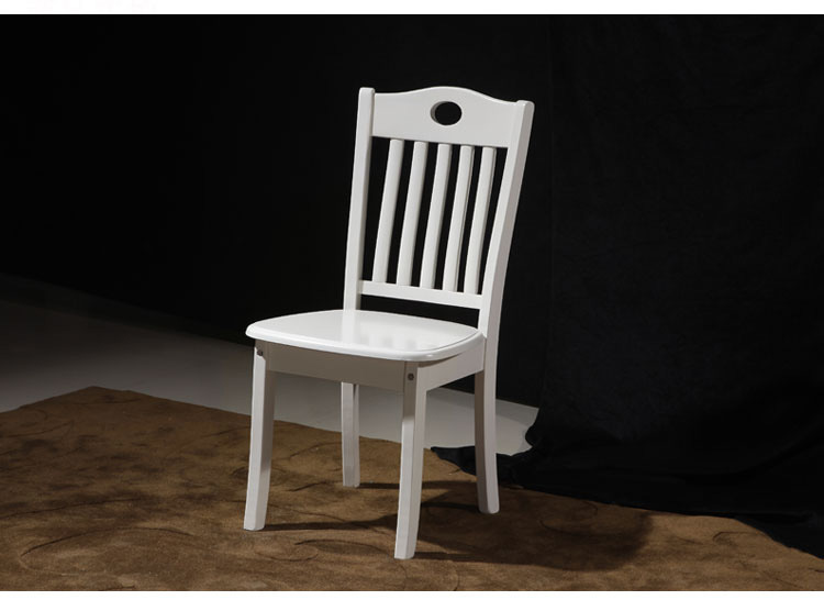 White Color Wooden Dining Chair Hot Selling Wood Dining Chair (M-X1097)