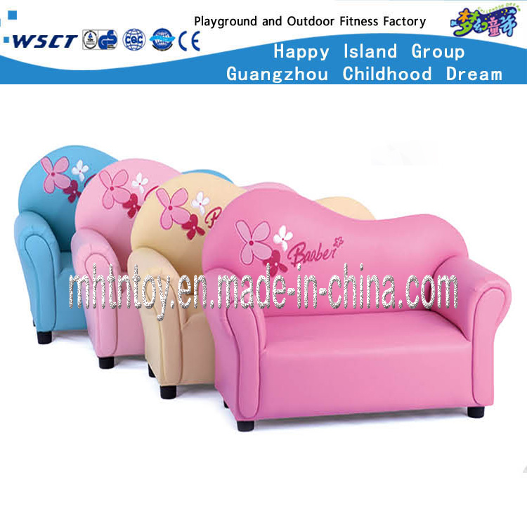 Children Furniture Synthetic Leather Kids Double Sofa for Sale (HF-09601)