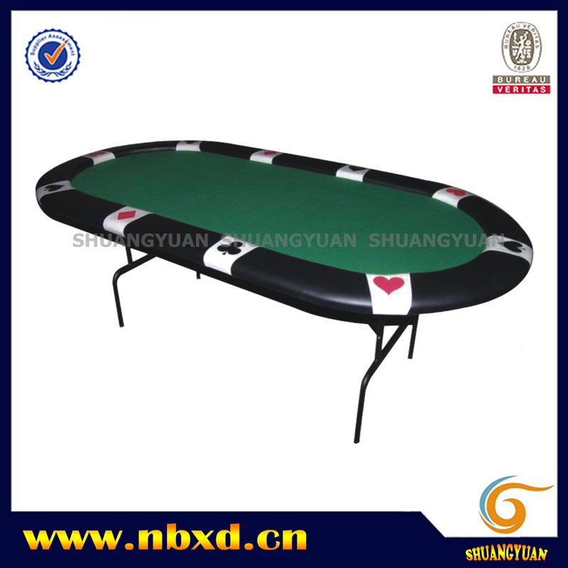 Suited Poker Table with Iron Leg (SY-T07)