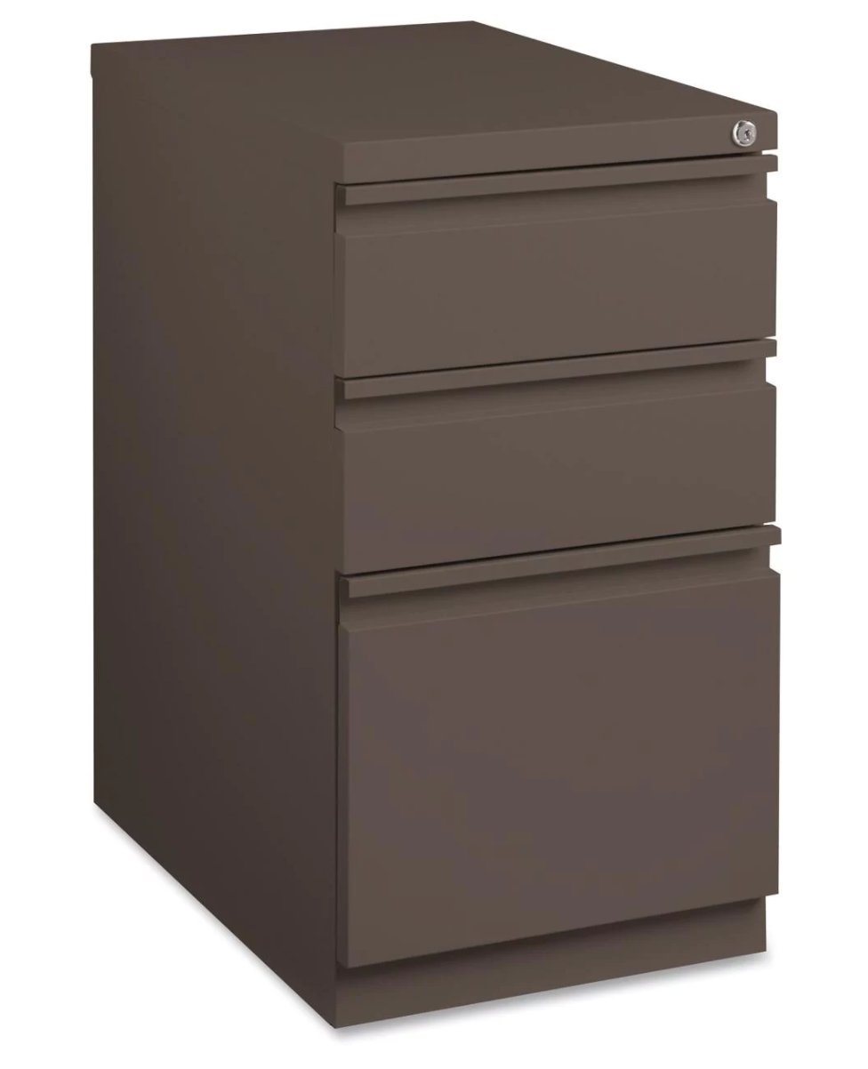 Brown Color 3 Drawer File Storage Cabinet
