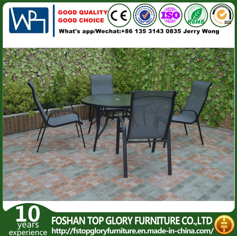 Viro PE Rattan Garden Tea Table Chair Set Outdoor