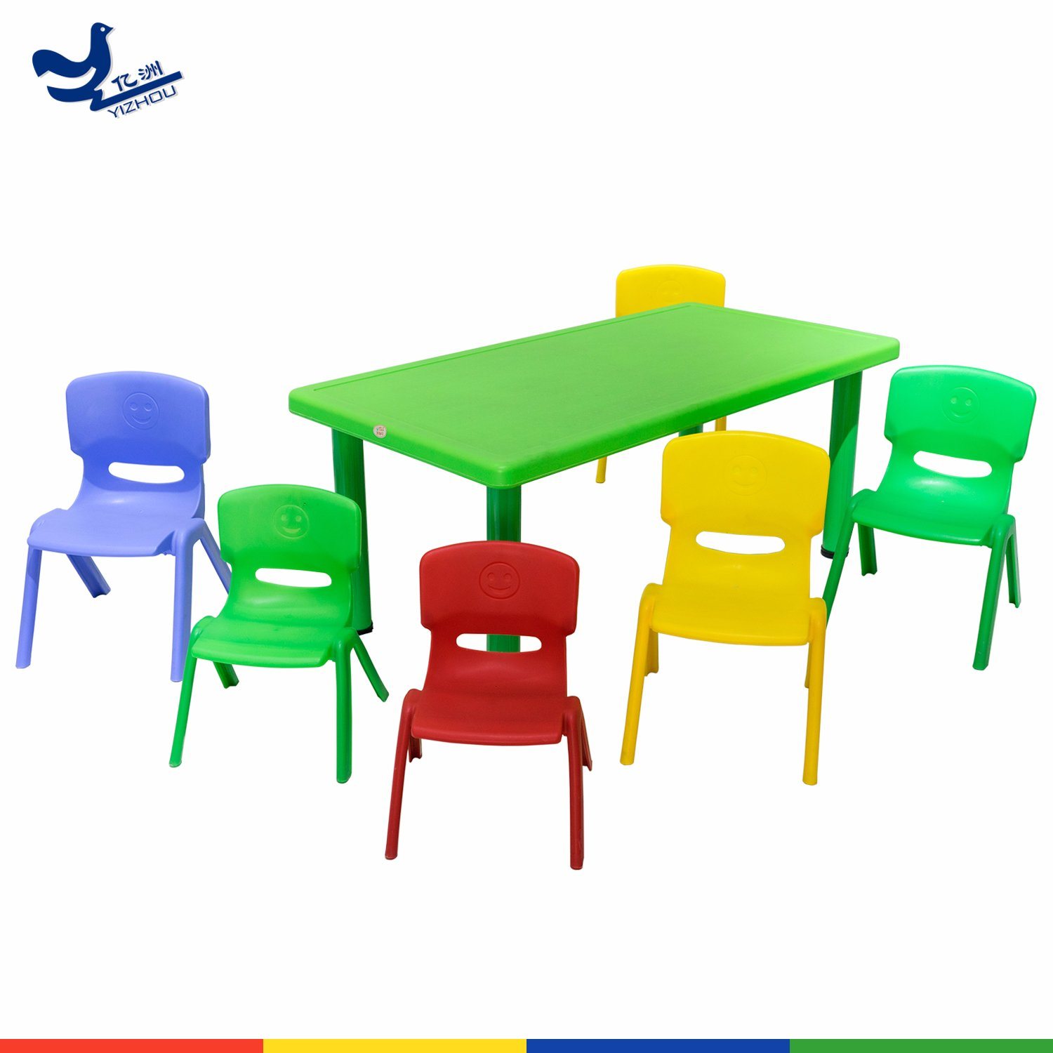 High Quality Kids Plastic Chair and Table Made of Virgin HDPE