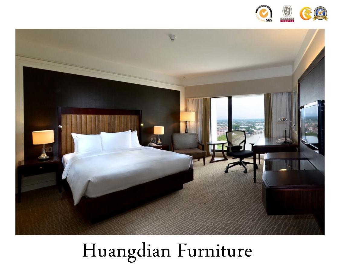 Factory Wholesale Woodern Modern Hotel Bedroom Furniture Sets (HD031)