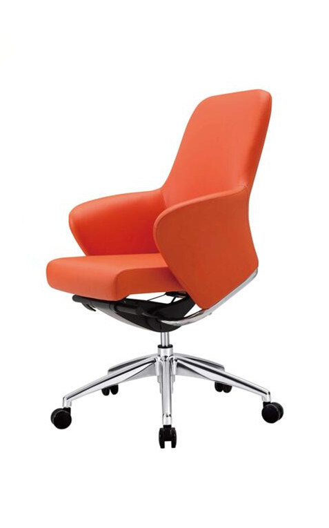 Medium Back Leather PU Office Chair