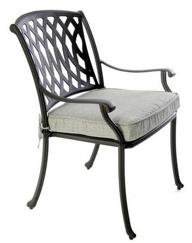Garden Aluminum Cast Dining Chair for Ptio and Outdoor Backyard