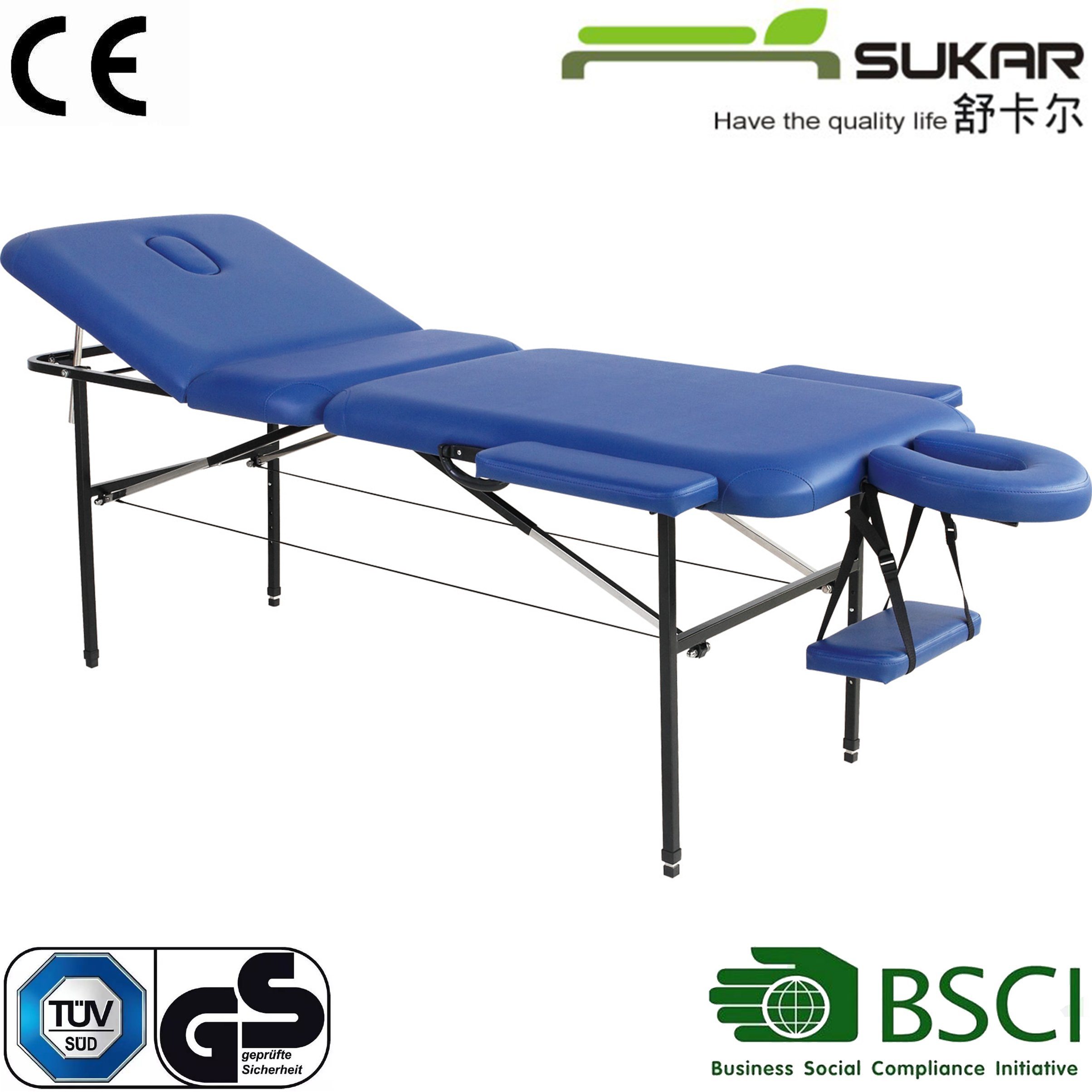 Metal Massage Table for Sale with PU/PVC