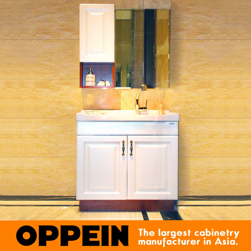Oppein Classic No Countertop PVC Bathroom Cabinets (OP15-129A)