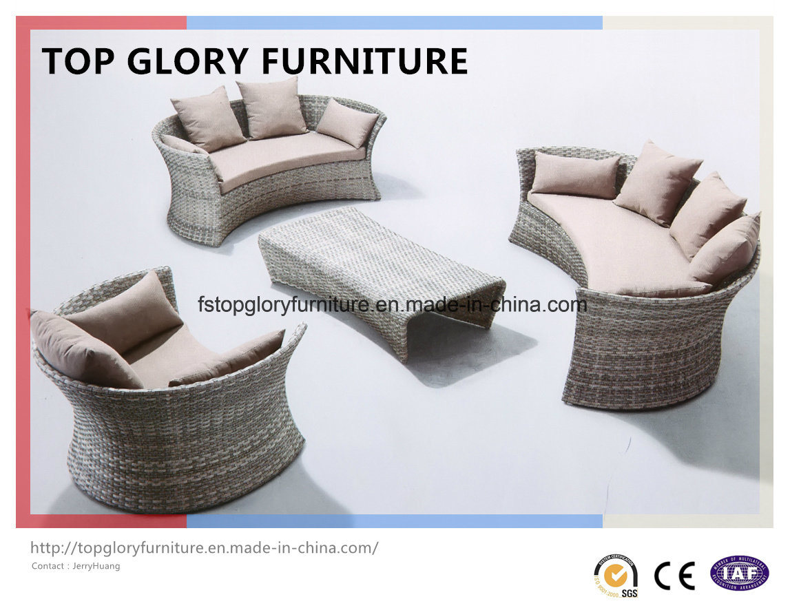 New Design Sofa Set Rattan Furniture Outdoor Furniture Sofa (TG-039)